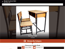 Tablet Screenshot of classroomfurniture.in